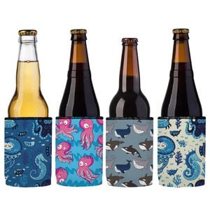 Stubbyz Ocean Friends Stubby Cooler 4-Pack