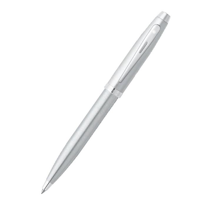 100 Brushed Chrome/Nickel Plated Pen (Ballpoint)