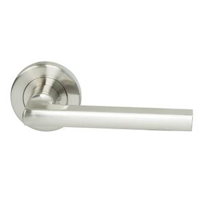 Miles Nelson Satin Nickel Parma Round Passage Set