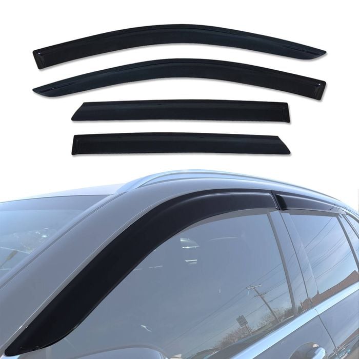 AUSGO Luxury Weather Shields for Mercedes-Benz GLC Class X253 2015-2022 Weathershields Window Visors Wind Deflectors