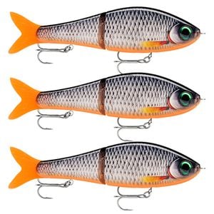 3x Rapala Super Shadow Rap Glide 11cm Jointed Swimbait Lures - Halloween