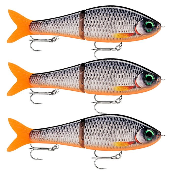 3x Rapala Super Shadow Rap Glide 11cm Jointed Swimbait Lures - Halloween