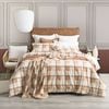 Park Avenue Single Cotton Flannelette Quilt Cover Sets - Twill Checks