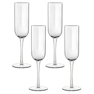 Luigi Bormioli Jazz Set of 4 Flute 210ml