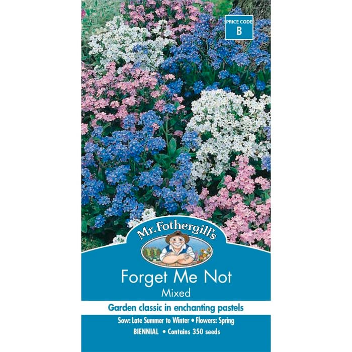 Mr Fothergills Forget Me Not Mixed Seed Flower