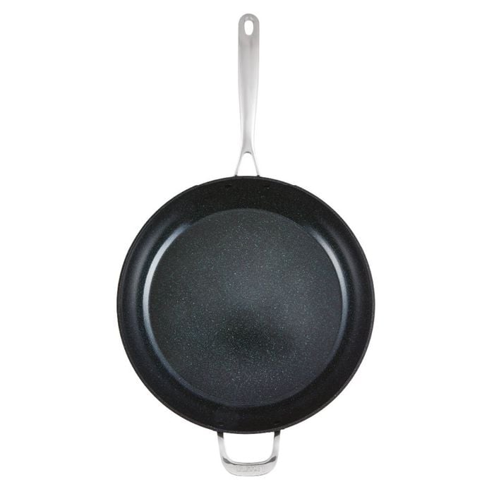 Baccarat Green Stone Frypan With Helper Handle 32cm