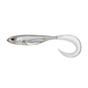 Fish Arrow Flash J Grub 3" SW Soft Plastic Fishing Lure 100 Sirasu / Silver