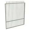 ProtectorAl 1201 - 1500 x 1800mm Pale Eucalypt Aluminium Garden Gate Picket Top with Mid Rail