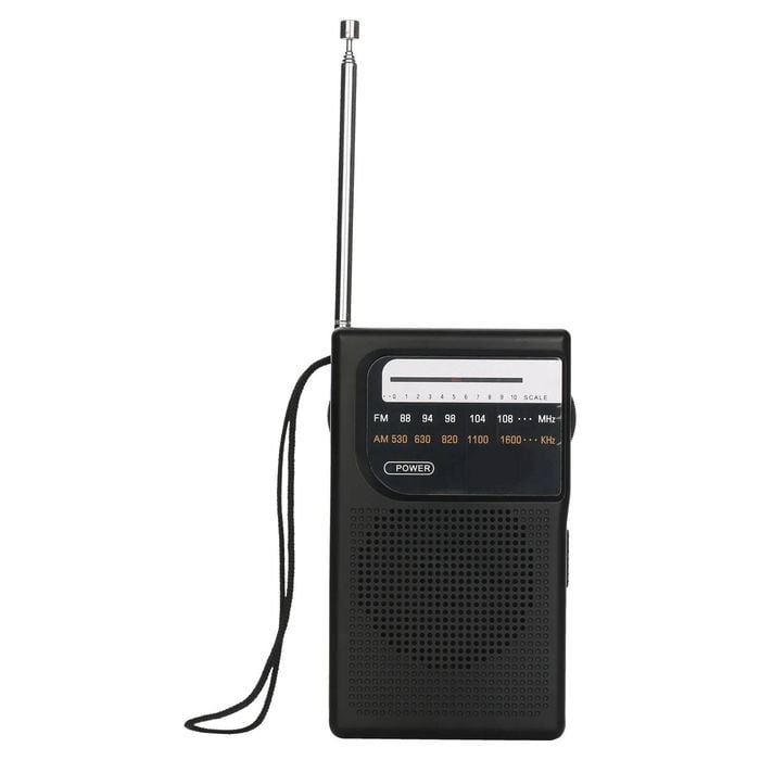 Portable Pocket Radio Black
