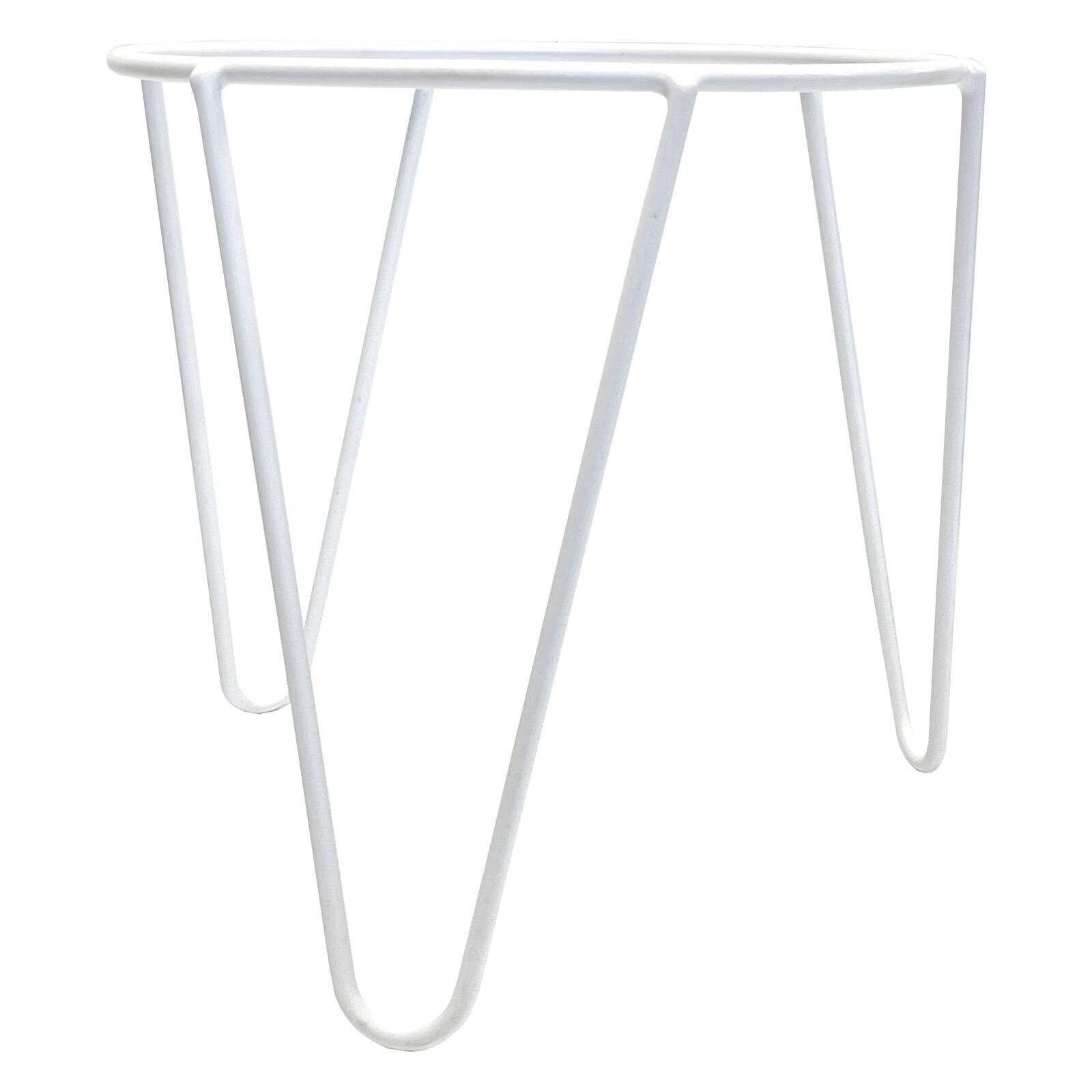 Brunnings 25cm White Meko Metal Plant Stand