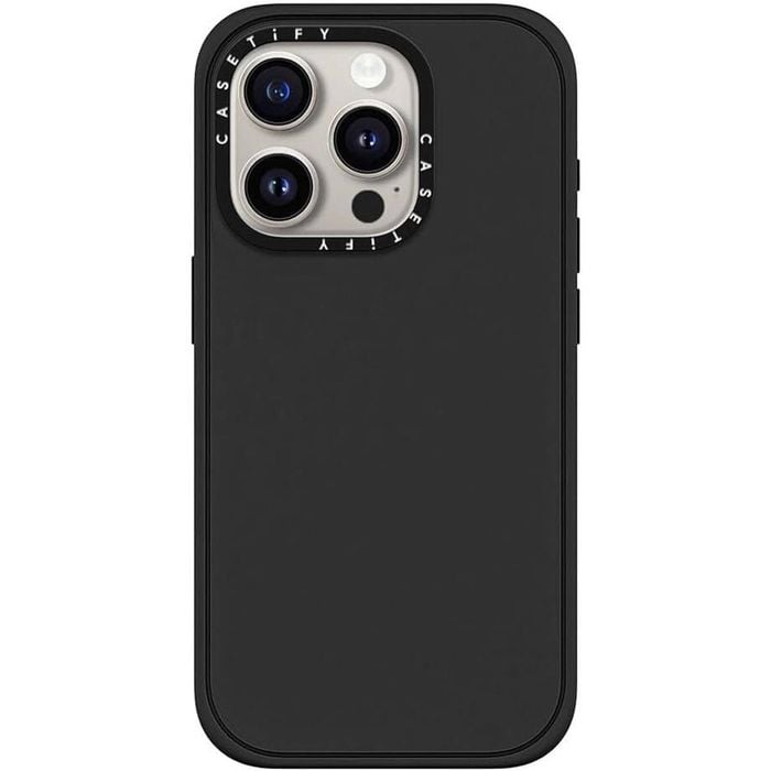 Casetify Impact Case with MagSafe for Apple iPhone 15 Pro - Matte Black