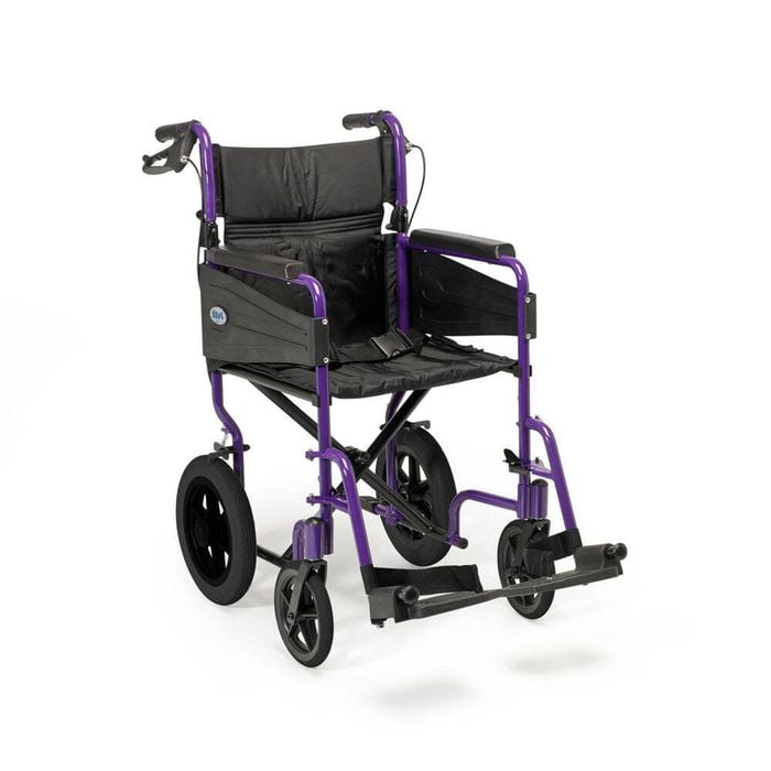 Escape Wheelchair, Transit Attendant Propelled, Standard, Purple