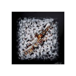 Modern Furniture Oil Painting 100x100cm on Wooden Canvas