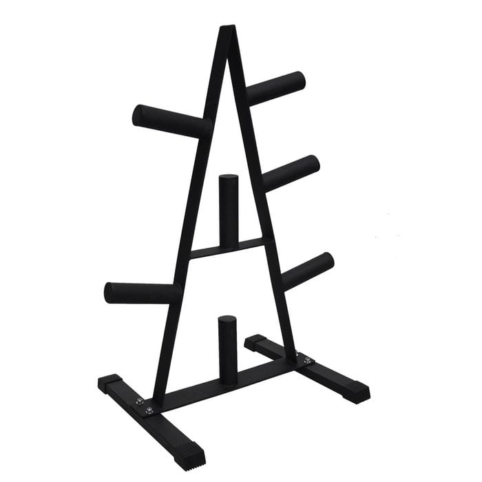 Olympic Weight Plate Storage Rack - Home Gym Weight Plate Tree - Store 250kg+