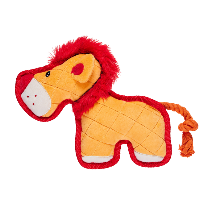 Happy Tails Safari Lion Dog Toy