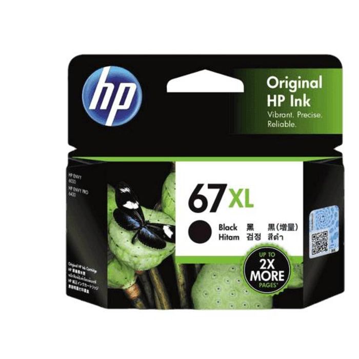 HP HP 67XL High Capacity Black Ink Cartridge Toner 3YM57AA Genuine Original