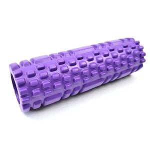 NNETM Yoga Foam Roller Pilates Back Massage Brick (Purple)