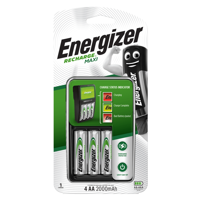 Energizer Recharge Maxi 1.2V AA Battery - 4 Pack