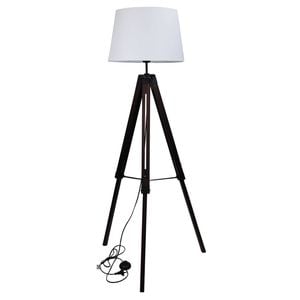 Oriel Lighting Trevi Complete Base & Shade Floor Lamp White