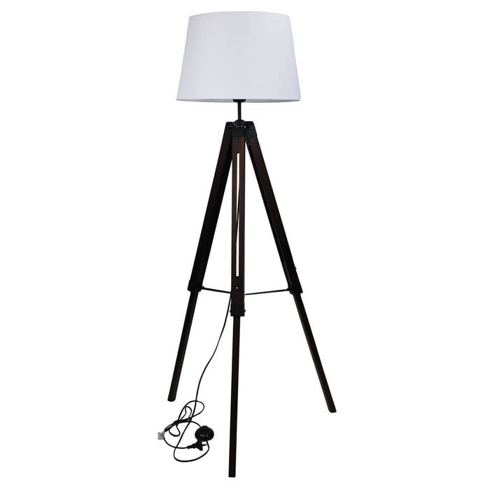 Oriel Lighting Trevi Complete Base & Shade Floor Lamp White