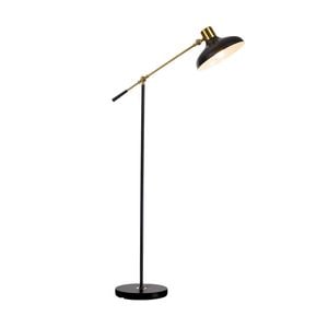 Oikiture Floor Lamps Adjustable Height Standing Lighting Metal Frame Black