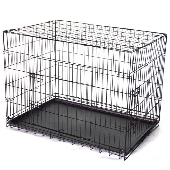 Yes4pets 36' Collapsible Metal Dog Cat Puppy Crate Cage Cat Rabbit Carrier