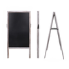 P&P Grey Magnetic Double-Sided A-Frame Chalkboard for Indoor and Outdoor Use