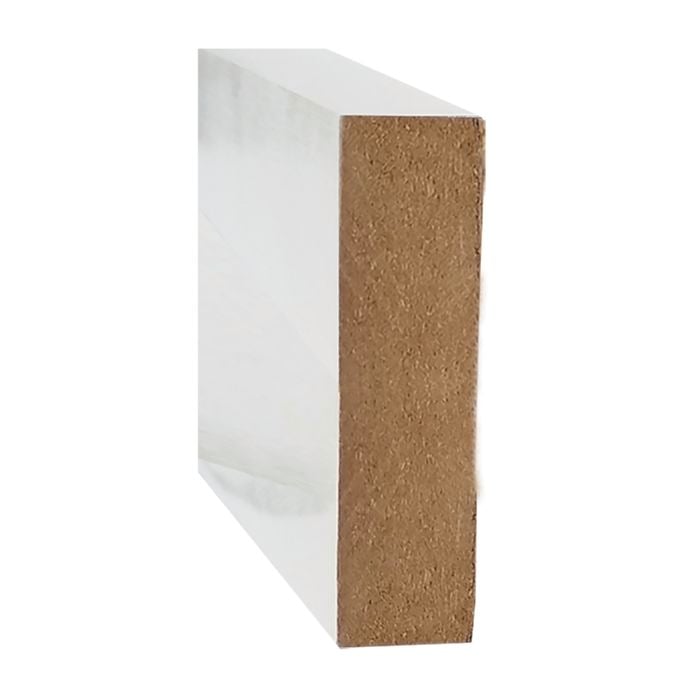 Hume 110 x 18mm 2.7m DAR White MDF Primed