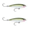 2x Rapala 9cm Saltwater X Rap SubWalk Walk the Dog Bait Fish Lures - OGreen