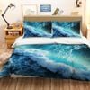 3D Sea Wave 173 Bed Pillowcases Quilt King Size