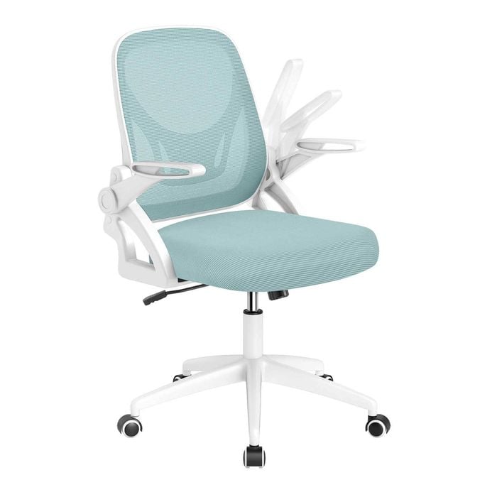 Costway Swivel Mesh Office Chair Adjustable Computer Desk Armchair Blue