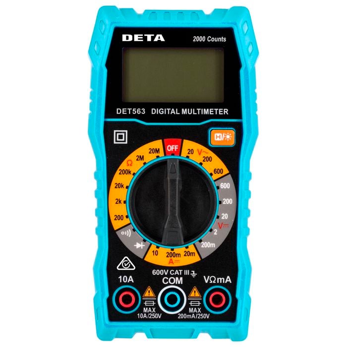 DETA 600V Compact Digital Multimeter