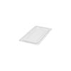Cambro 1/3 Size Food Pan Cover Flat Polycarbonate Clear 176x325mm