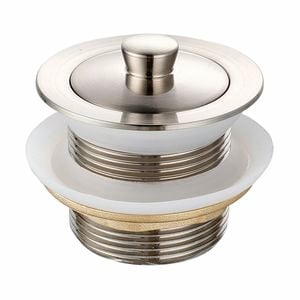 Kinetic 40mm Brushed Nickel Brass Bath Waste