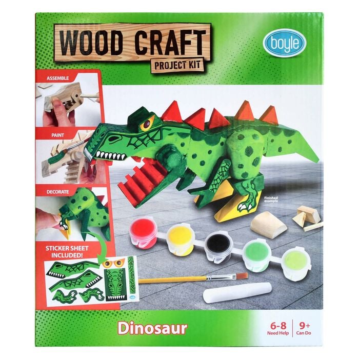 Boyle Wood Craft Project Kit Dinosaur
