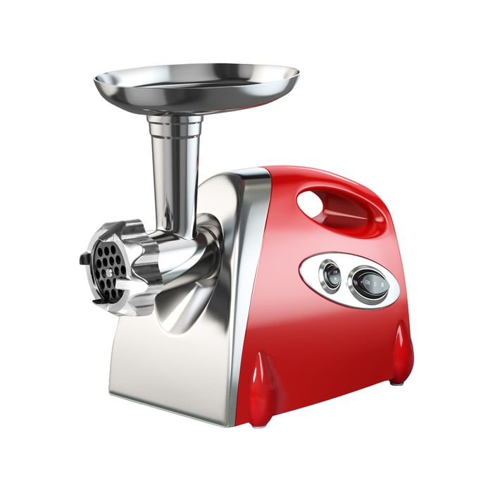 Spector Electric Meat Grinder Stainless Steel Mincer - Red