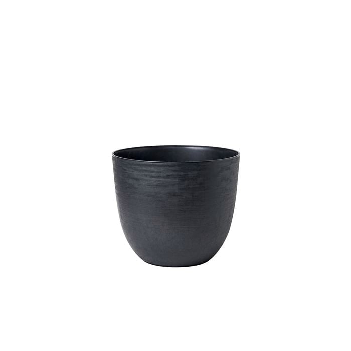 Respect 38cm Black Milano Self Watering Planter - 380mm