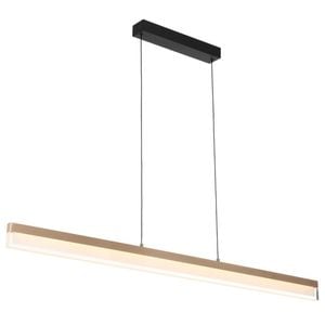 Telbix Salas Contemporary Pendant Hanging Lamp Light Aluminium Acrylic Coffee Gold Brushed