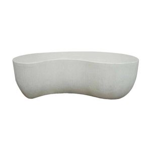 Modern Furniture ROCCO Indoor & Outdoor Coffee Table 123cm - White Concrete