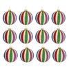 12x LVD Glass Bauble Holiday Seasonal Christmas Decoration Hanging Home Decor