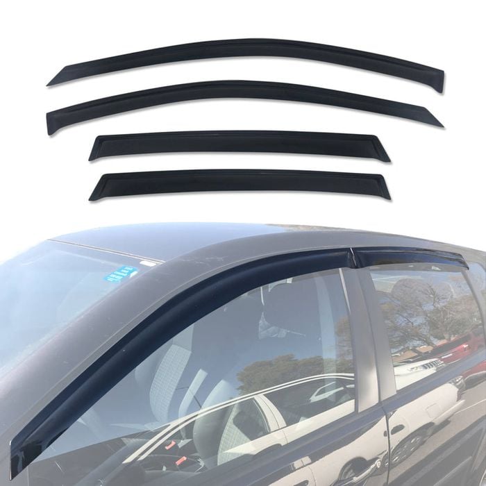 AUSGO Weather Shields for Volkswagen Polo 9N Series Hatch 5Door 2002-2010 Weathershields Window Visors Wind Deflectors