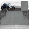 6D Diamond Ute Tub Mat for Nissan Navara Dual Cab Pro-4X 2022-Current (with Factory Plastic tub Liner) - Grey