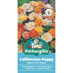 Fothergill's Californian Poppy Monarch Flower Seed