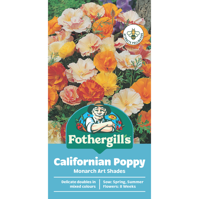 Fothergill's Californian Poppy Monarch Flower Seed