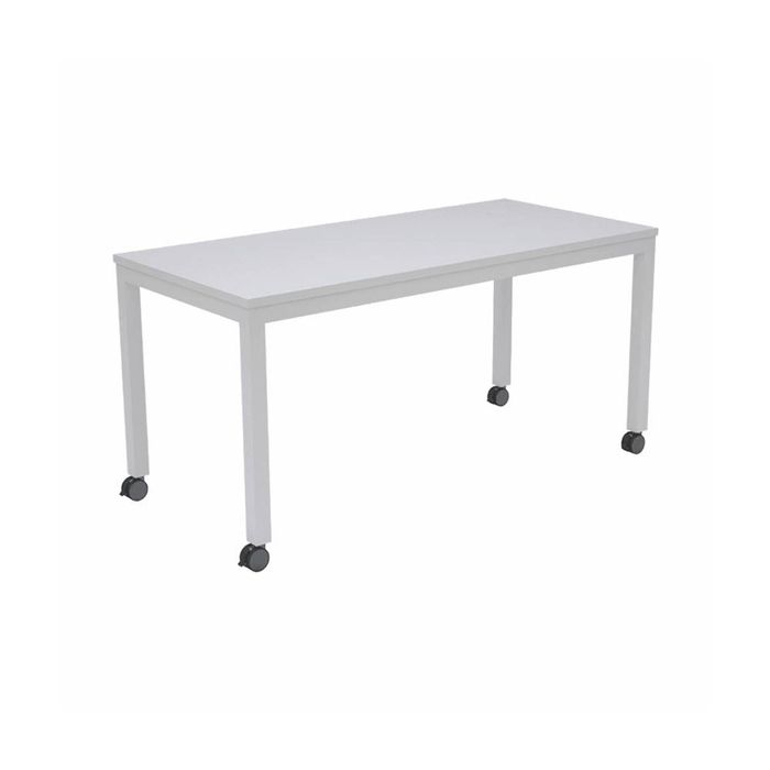Olg Axis Mobile Table White Frame White Top L1800mm X W900mm