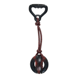 Happy Tails Handle with Ball Rope Toy