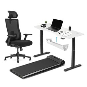 Lifespan Fitness WalkingPad M2 + ErgoDesk 1500mm White + Cable Management + DM9