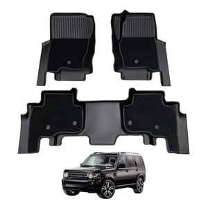 AUSGO Double-Layer Car Floor Mats for Land Rover Discovery 3 4 2004-2016 All-Weather Floor Liners