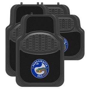 Parramatta Eels Official Nrl Universal Rubber Car Floor Mats Carpet