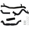 Ignite Exhausts Turbo Back For Toyota Landcruiser 79 Series V8 S/cab 3" Cat & Hotdog Black Aluminised Steel